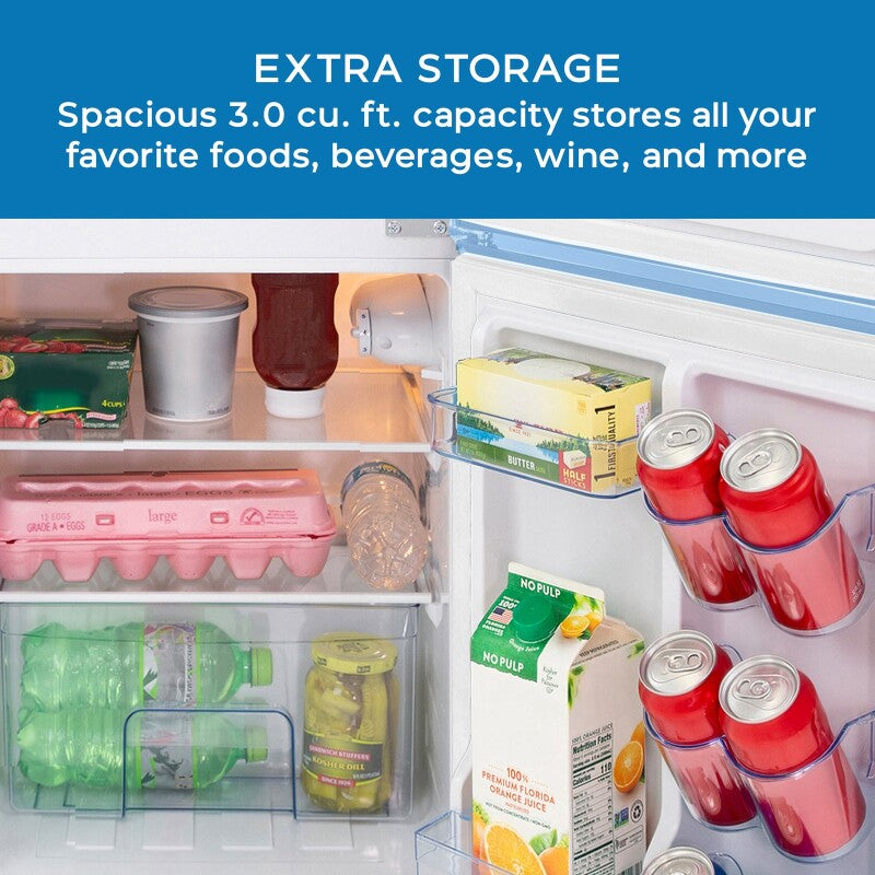 3.0 cu. ft. Retro Compact Refrigerator - (RMRT30X1BIS) - AVANTI