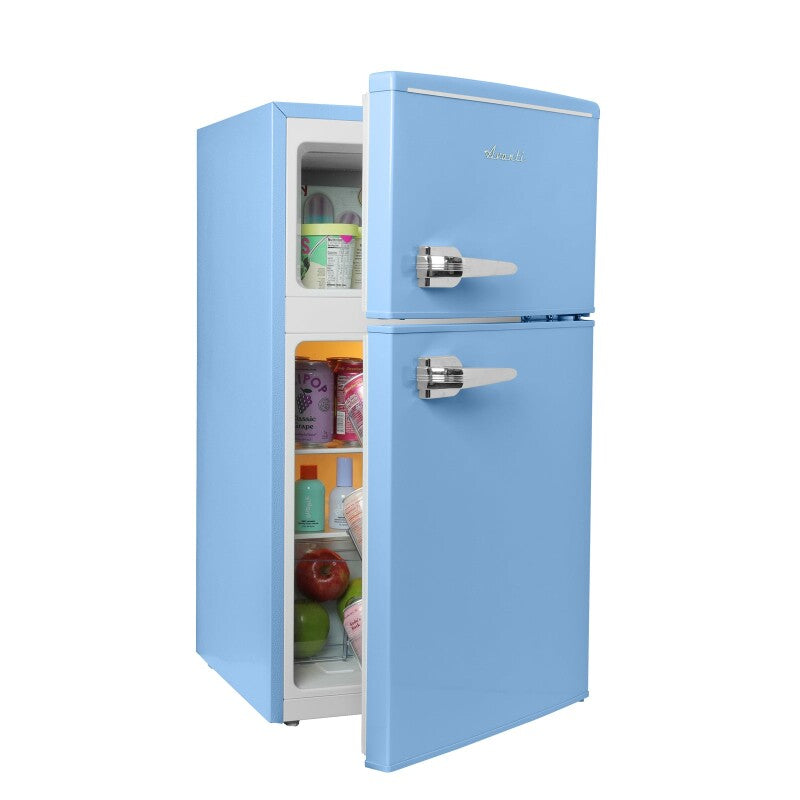 3.0 cu. ft. Retro Compact Refrigerator - (RMRT30X6BLIS) - AVANTI
