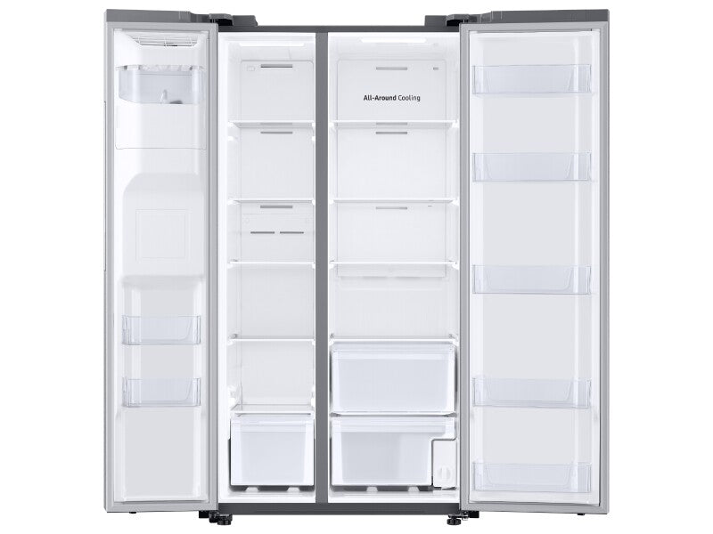 27.4 cu. ft. Large Capacity Side-by-Side Refrigerator in Stainless Steel - (RS27T5200SRAA)