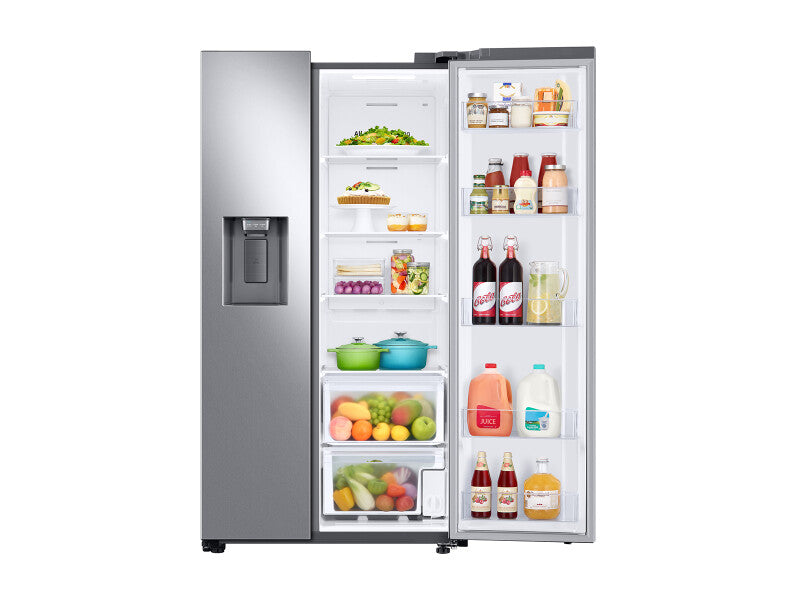 27.4 cu. ft. Large Capacity Side-by-Side Refrigerator in Stainless Steel - (RS27T5200SRAA)
