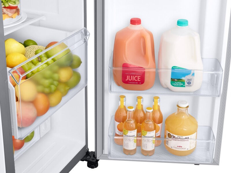 27.4 cu. ft. Large Capacity Side-by-Side Refrigerator in Stainless Steel - (RS27T5200SRAA)