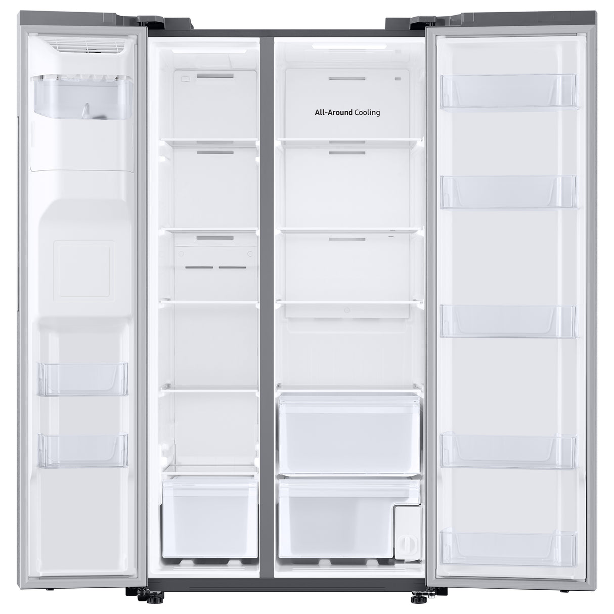 27.4 cu. ft. Smart Side-by-Side Refrigerator with Large Capacity in Stainless Steel - (RS27T5201SR)