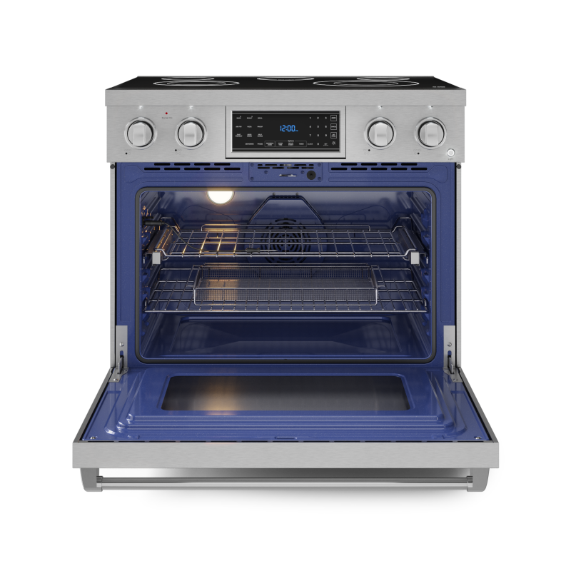 36 Inch Professional Electric Range With Tilt Panel Touch Control In Stainless Steel Gordon Ramsay Series - (RSE36) -