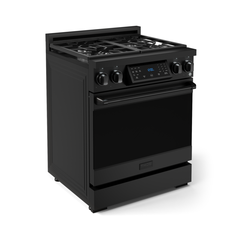 30 Inch Professional Lp Range With Tilt Panel Touch Control In Matte Black Gordon Ramsay Series - (RSG30BLP) -