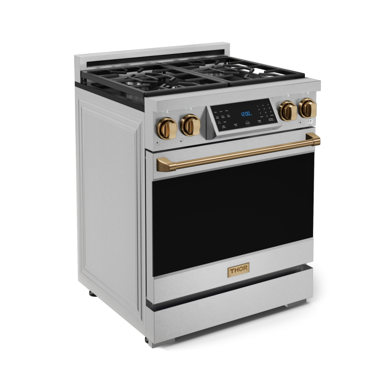 30 Inch Professional LP Range with Tilt Panel Touch Control in Stainless Steel/Bronze | Gordon Ramsay Series - (RSG30LPBRZ) -
