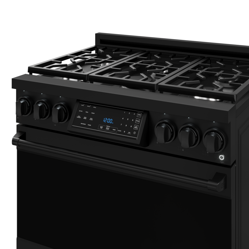 36 Inch Professional Lp Range With Tilt Panel Touch Control In Black Gordon Ramsay Series - (RSG36BLP) -
