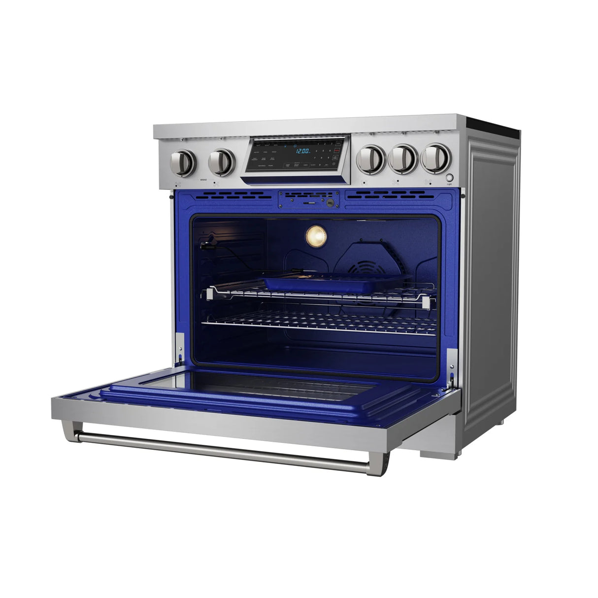 36 Inch Professional Induction Range With Tilt Panel Touch Control In Stainless Steel Gordon Ramsay Series - (RSI36) -