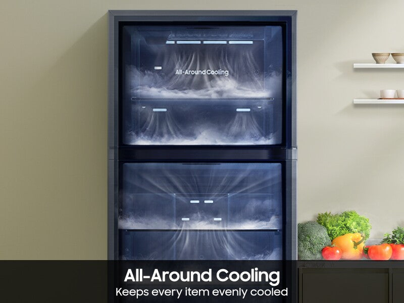 18 cu. ft. Top Freezer Refrigerator with All-Around Cooling in Stainless Steel - (RT70F18LRSRAA) -