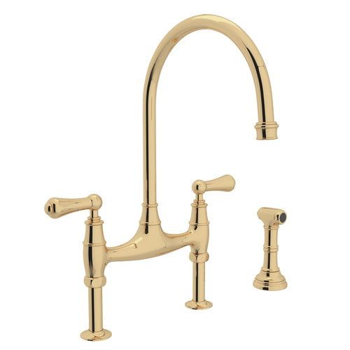 Rohl RU4719LULB2 "Georgian Era" Two Handle Kitchen Faucet
