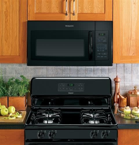 Hotpoint 1.6 Cu. Ft. Over-the-Range Microwave Oven - Black