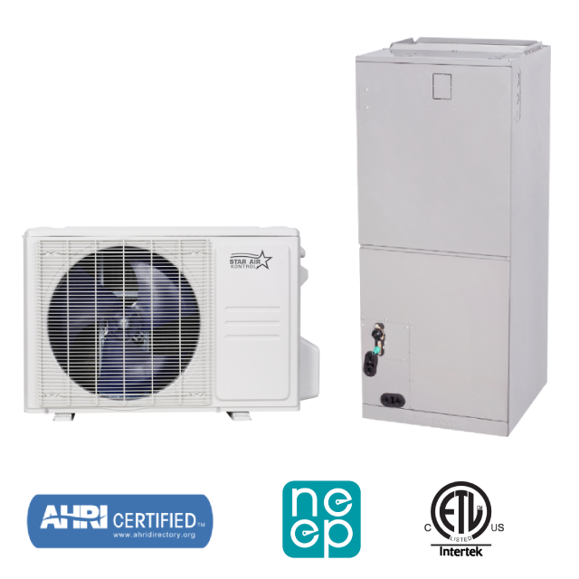 Star Air Kontrol SAK-24FDN2-M18M 24,000 BTU Platinum Series Condenser with Air Handler 115/208/230V