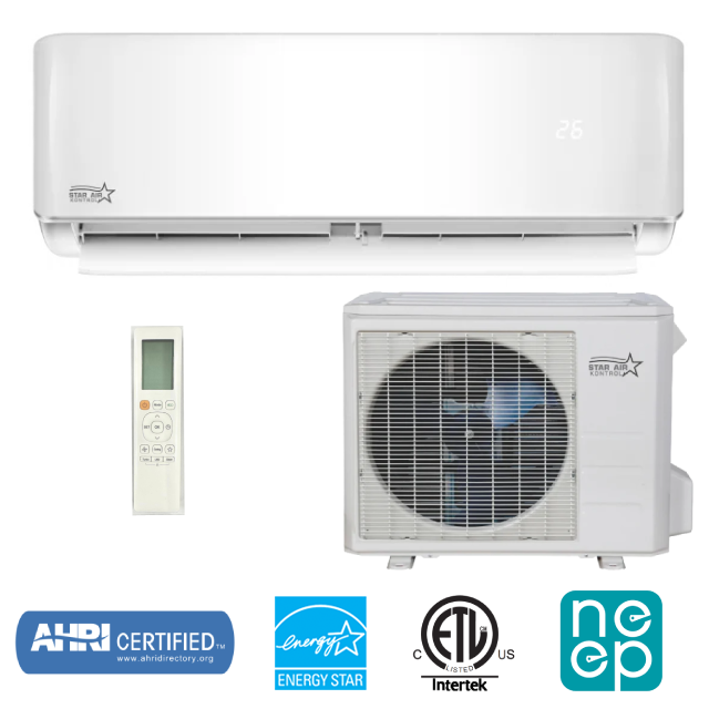 Star Air Kontrol SAK-36-WM2/220V 36,000 BTU Single Zone Wall Mount Mini Split System 220V