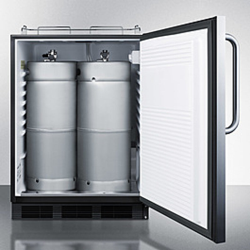 24" Wide Outdoor Kegerator, ADA Compliant - (SBC54OSBIADANK)