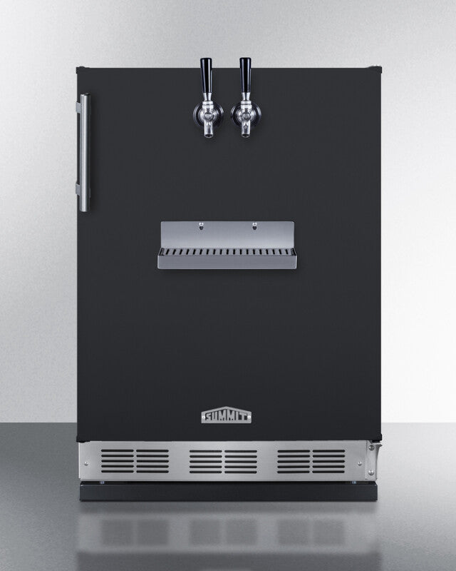 24" Wide Front Tap Built-In Cold Brew Coffee Kegerator - (SBC58BFRTPCF)