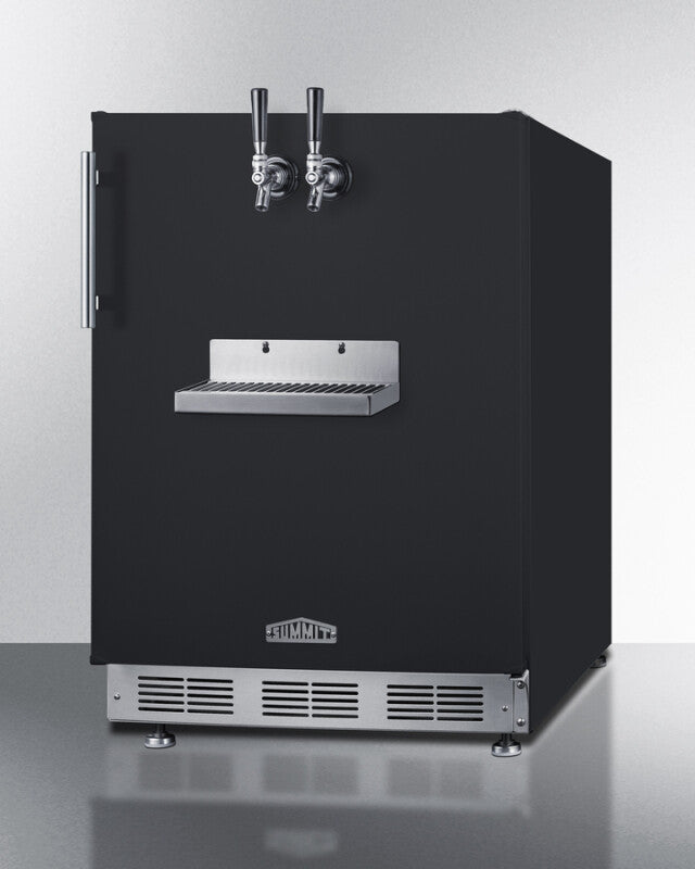 24" Wide Front Tap Built-In Cold Brew Coffee Kegerator - (SBC58BFRTPCF)
