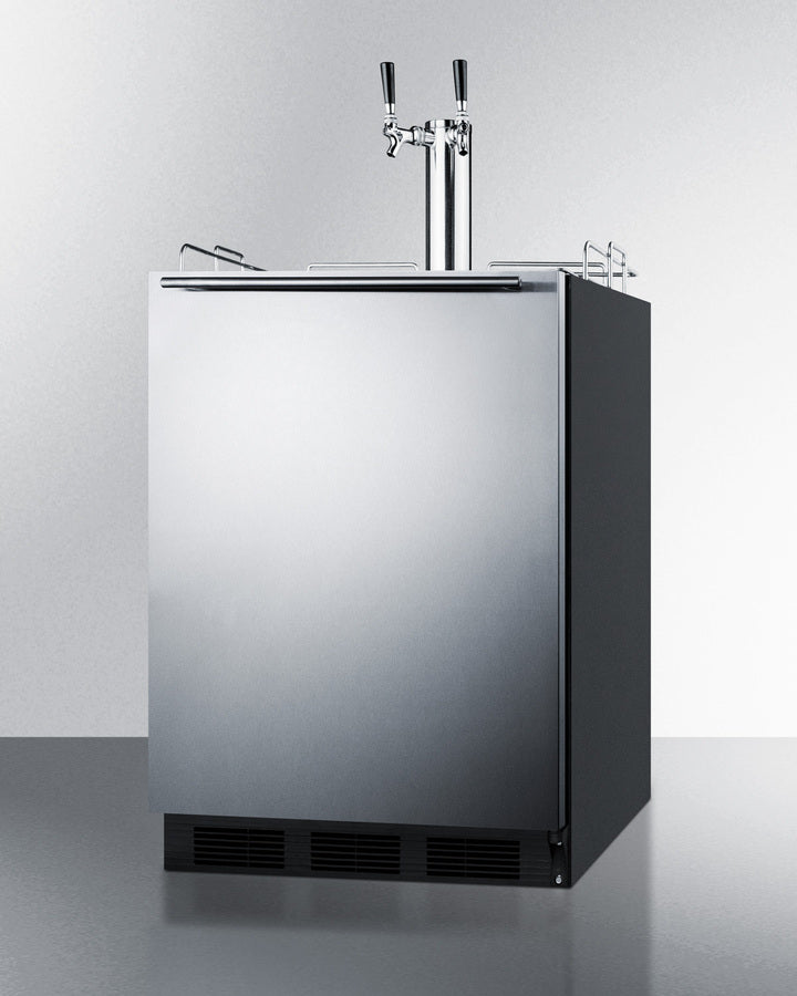 24" Wide Built-in Kegerator, ADA Compliant - (SBC58BLBIADALOCK)
