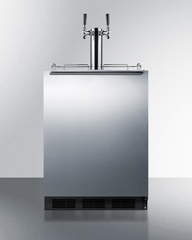 24" Wide Built-in Wine Kegerator, ADA Compliant - (SBC58BLBIADAWKDTWIN)
