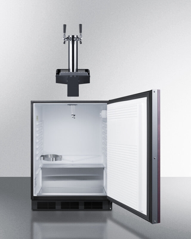 24" Wide Built-In Floating Tap Cold Brew Kegerator, ADA-Compliant - (SBC58BLIFFLTWCFADA)