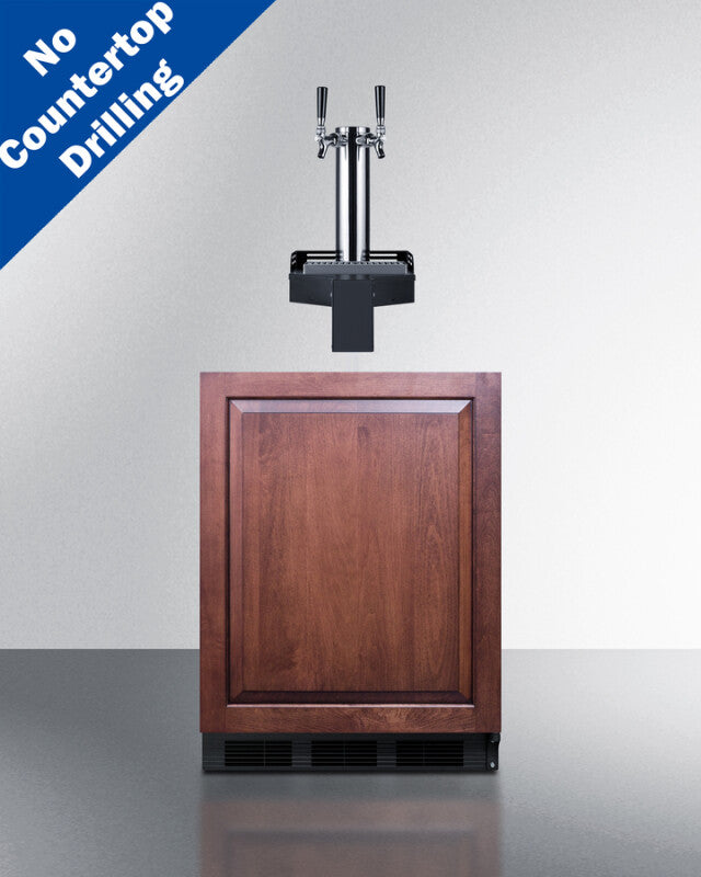 24" Wide Built-In Floating Tap Cold Brew Kegerator, ADA-Compliant - (SBC58BLIFFLTWCFADA)