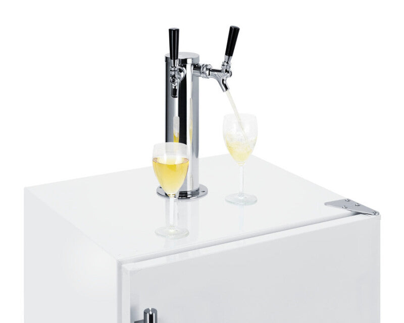 24" Wide Built-in Wine Kegerator, ADA Compliant - (SBC58WHBIADAWKDTWIN)