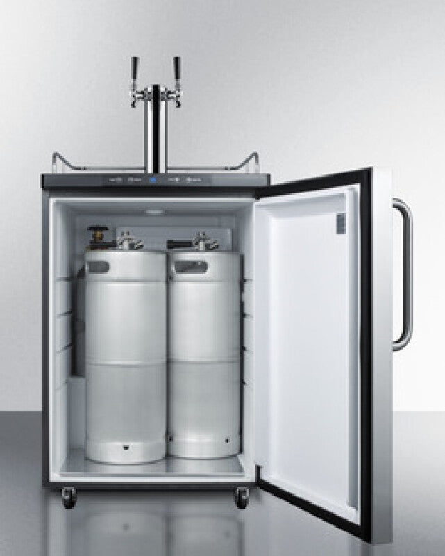 24" Wide Kegerator - (SBC635M7SSTBTWIN)