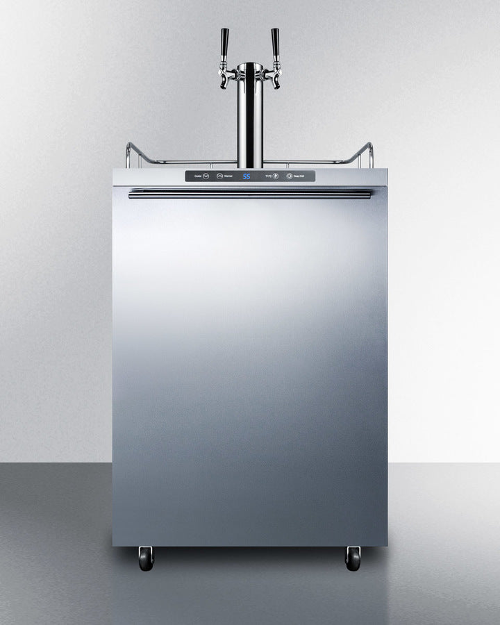 24" Wide Outdoor Kegerator - (SBC635MOS7HHTWIN)