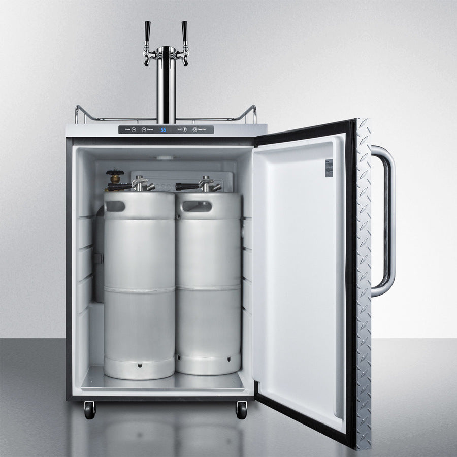 24" Wide Outdoor Kegerator - (SBC635MOSDPLTWIN)