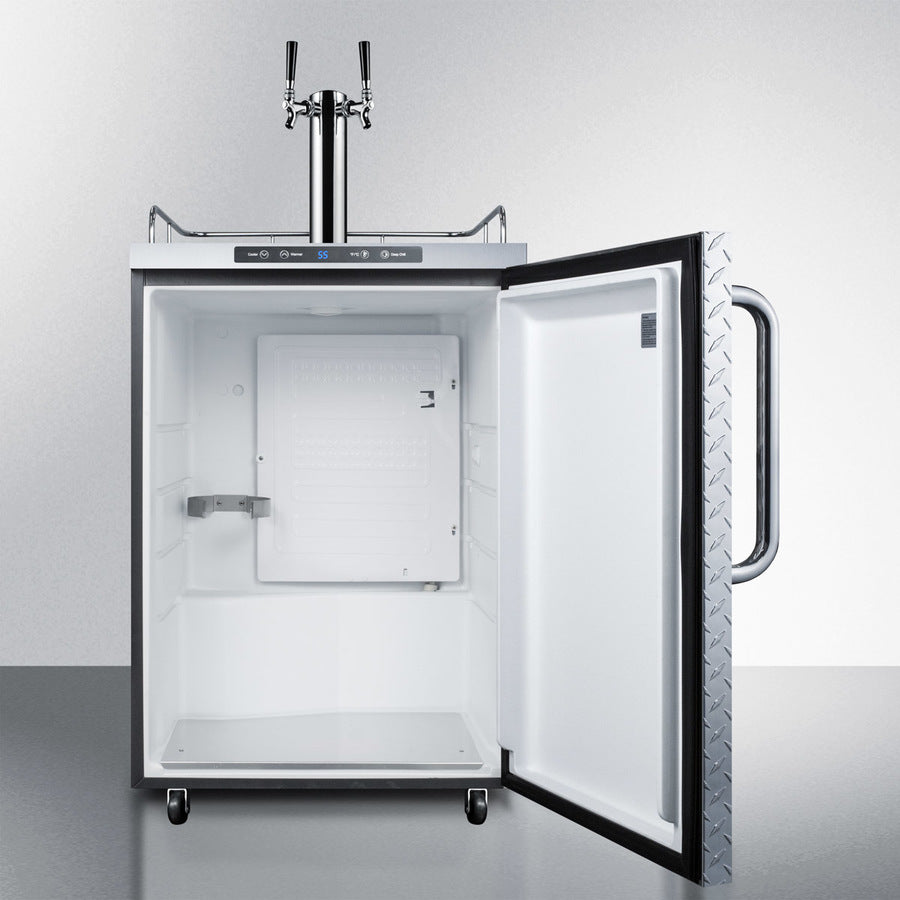 24" Wide Outdoor Kegerator - (SBC635MOSDPLTWIN)