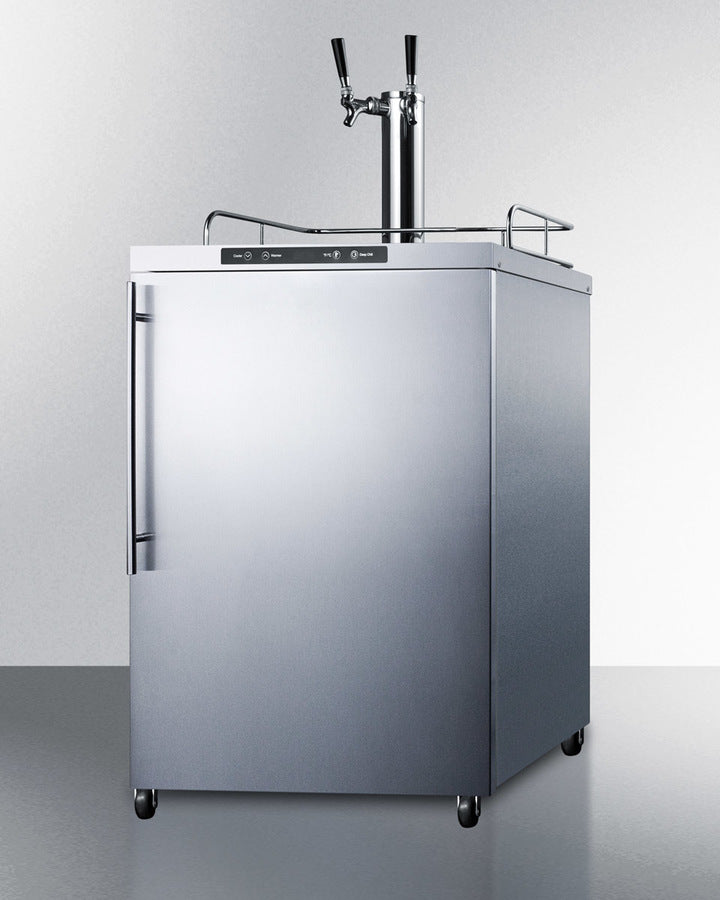 24" Wide Outdoor Kegerator - (SBC635MOSHVTWIN)