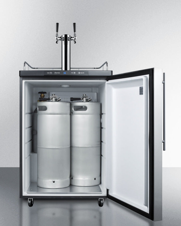 24" Wide Kegerator - (SBC635MSSHVTWIN)