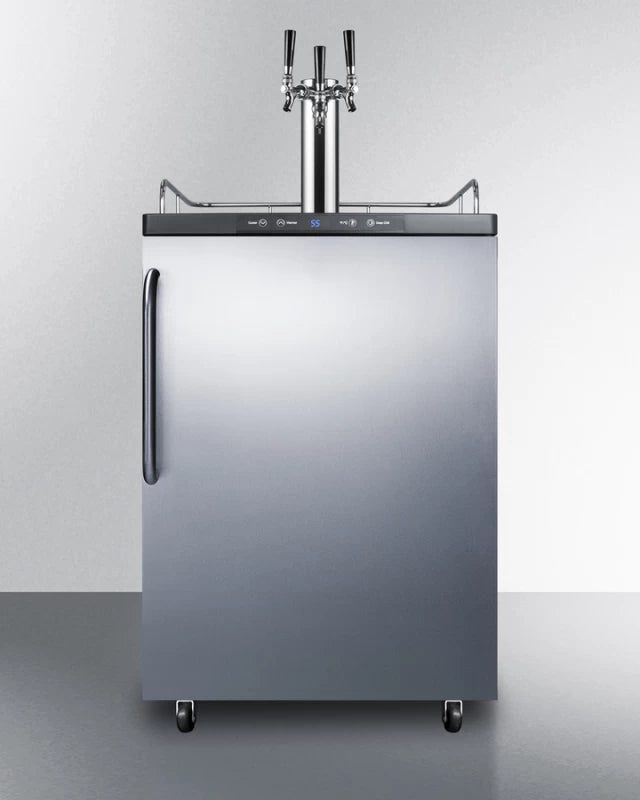 24" Wide Kegerator - (SBC635MSSTBTRIPLE)