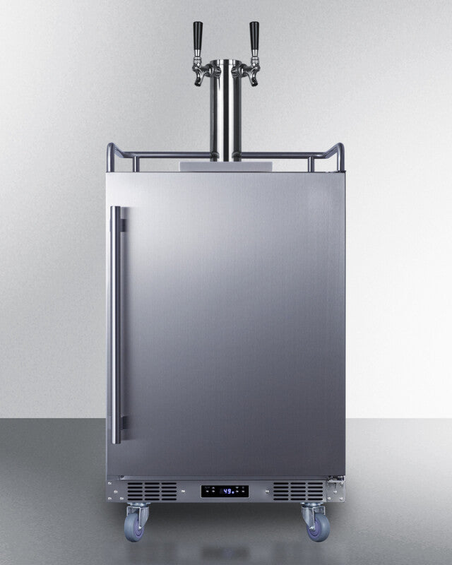 24" Wide Built-in Cold Brew Coffee Kegerator - (SBC682CFTWIN)