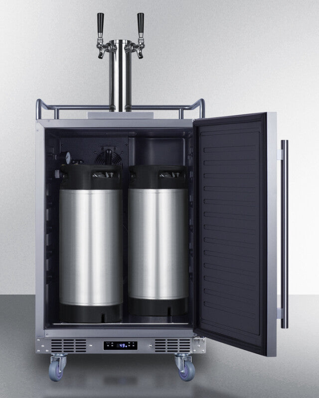 24" Wide Built-in Cold Brew Coffee Kegerator - (SBC682CFTWIN)