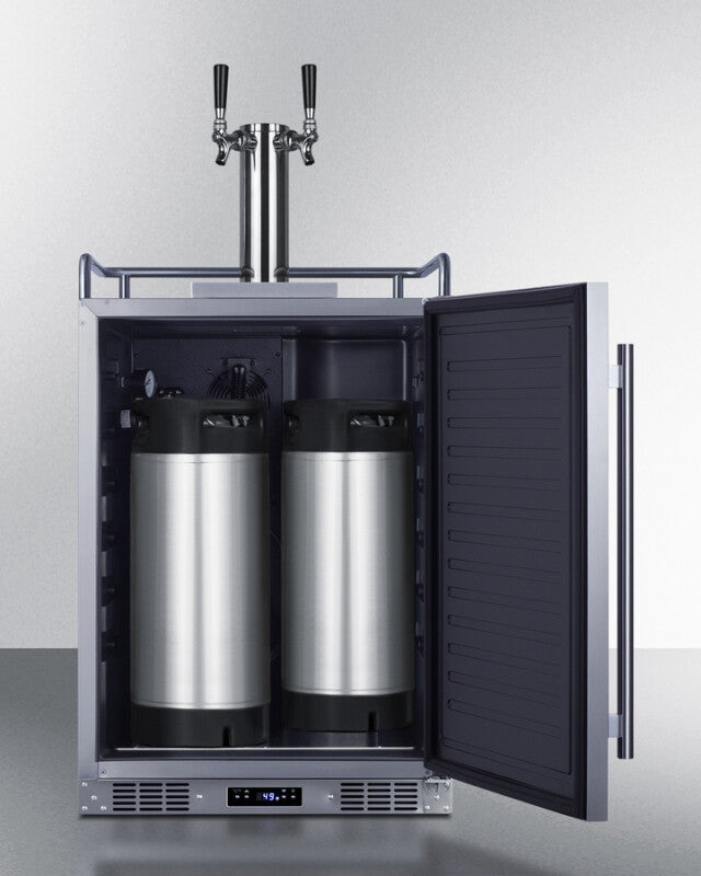 24" Wide Built-in Cold Brew Coffee Kegerator - (SBC682CFTWIN)