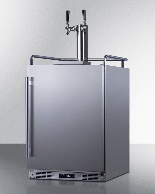 24" Wide Built-in Cold Brew Coffee Kegerator - (SBC682CFTWIN)