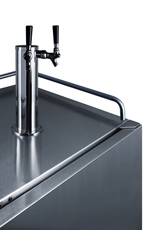 24" Wide Built-in Cold Brew Coffee Kegerator - (SBC682CFTWIN)