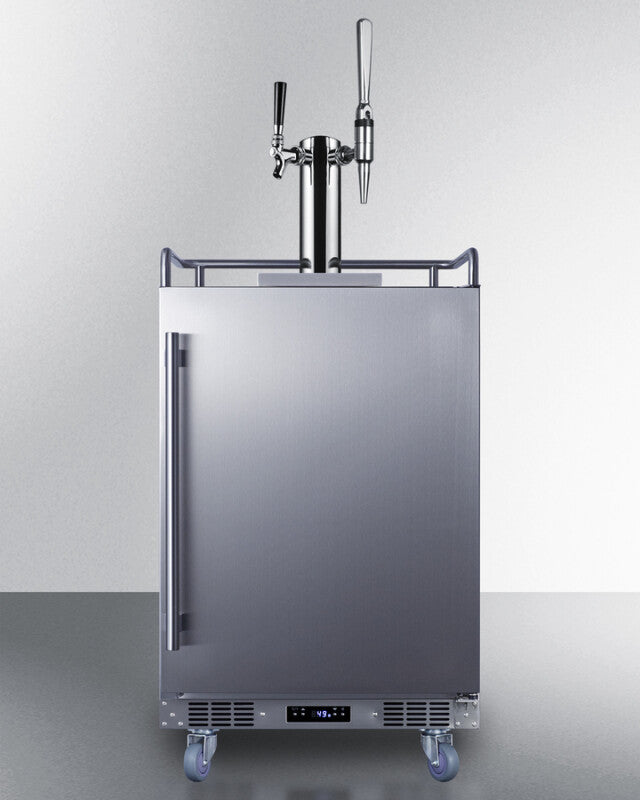 24" Wide Built-in Cold Brew/nitro Coffee Kegerator - (SBC682CMTWIN)