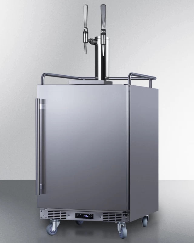 24" Wide Built-in Nitro Coffee Kegerator - (SBC682NCFTWIN)