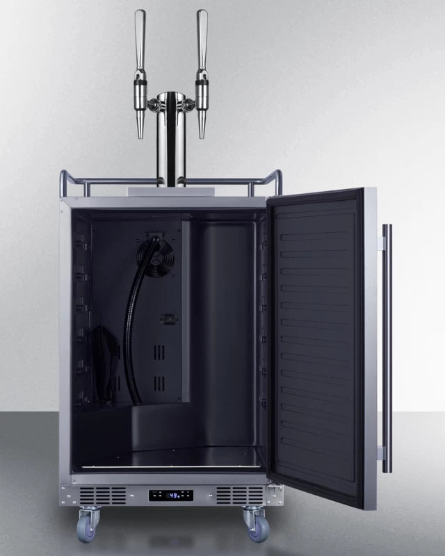 24" Wide Built-in Nitro Coffee Kegerator - (SBC682NCFTWIN)