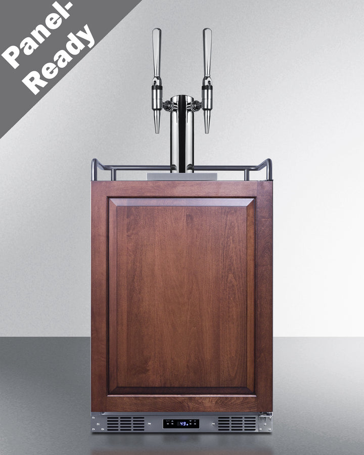 24" Wide Built-in Nitro Coffee Kegerator (panel Not Included) - (SBC682PNRNCFTWIN)