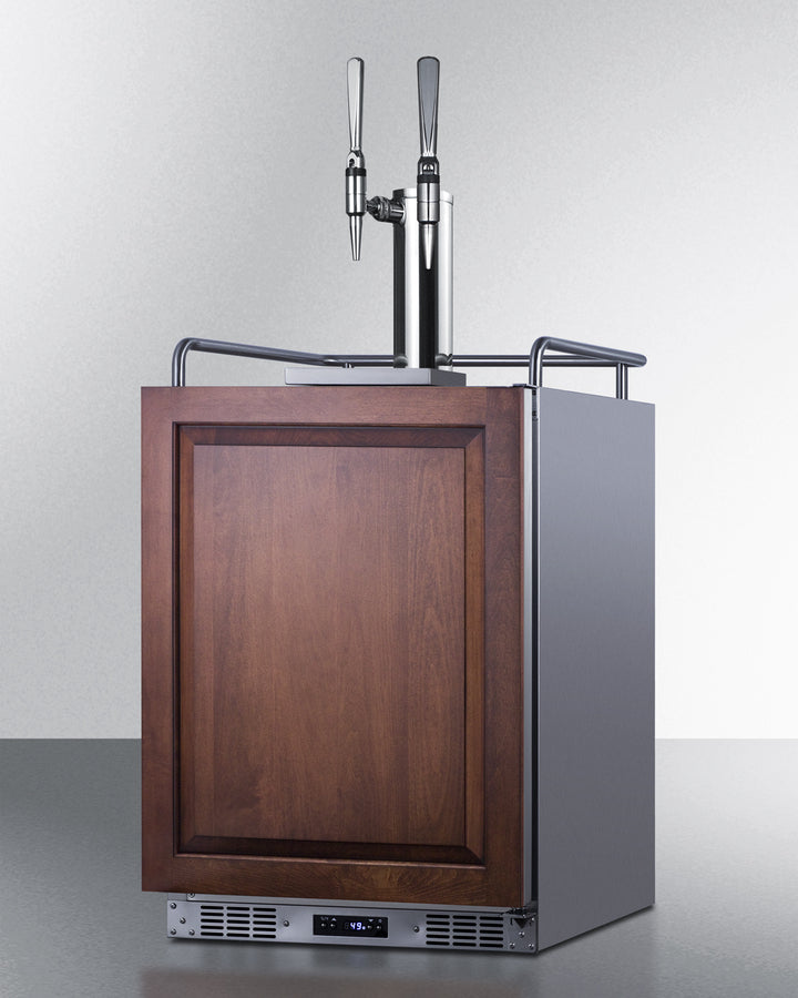 24" Wide Built-in Nitro Coffee Kegerator (panel Not Included) - (SBC682PNRNCFTWIN)