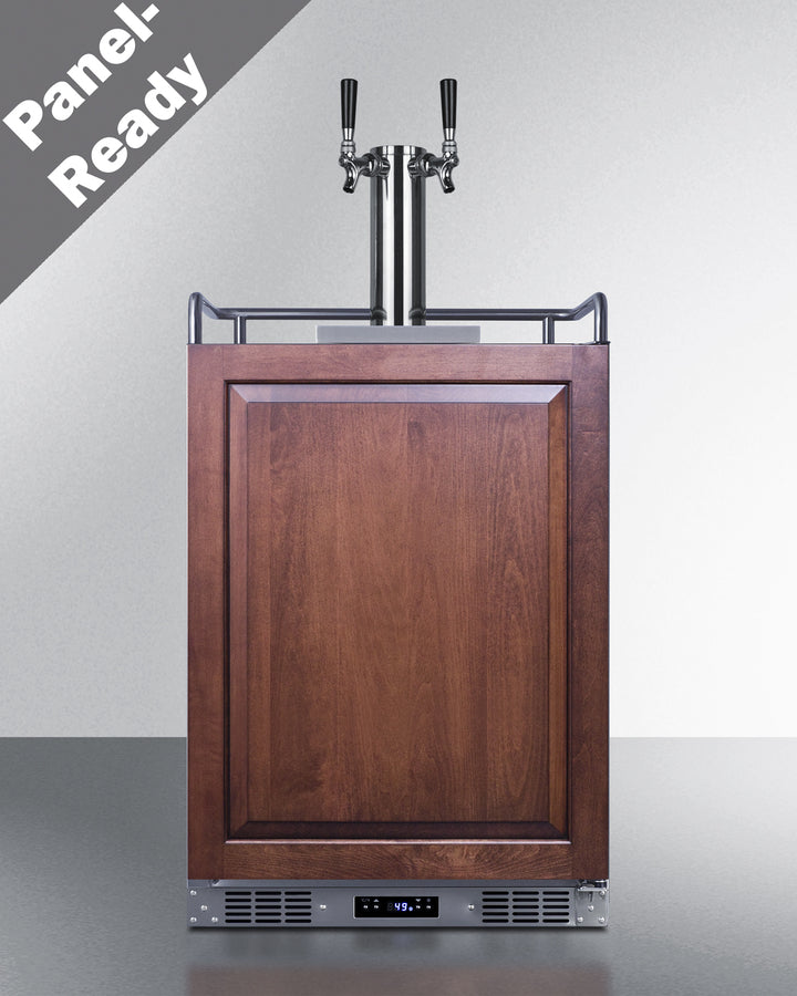 24" Wide Built-in Kegerator (panel Not Included) - (SBC682PNRTWIN)