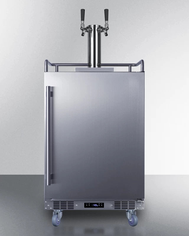 24" Wide Built-in Wine Kegerator - (SBC682WKDTWIN)