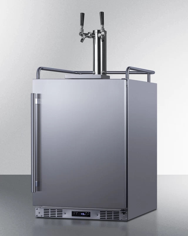 24" Wide Built-in Wine Kegerator - (SBC682WKDTWIN)