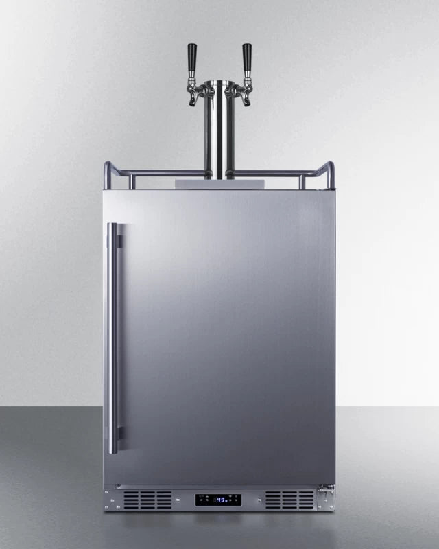 24" Wide Built-in Wine Kegerator - (SBC682WKDTWIN)