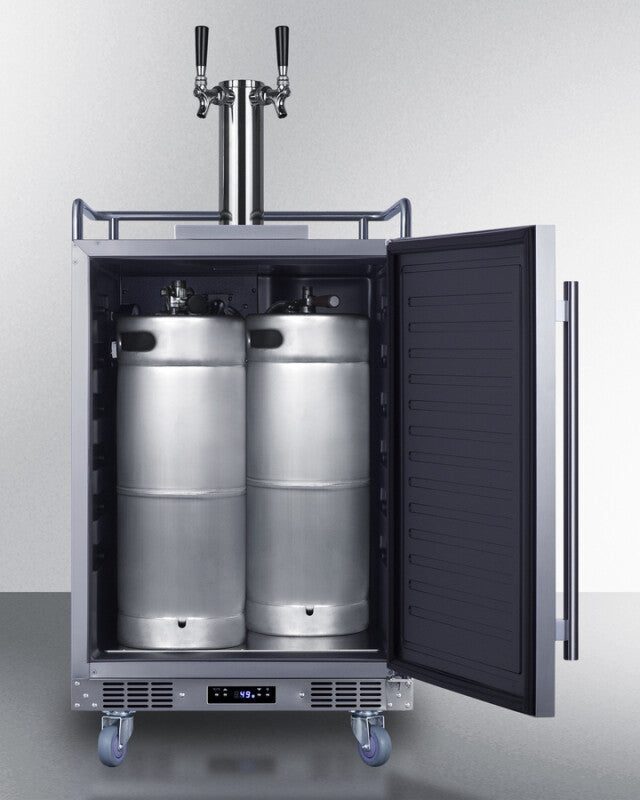 24" Wide Built-in Outdoor Beer Kegerator - (SBC683OSTWIN)
