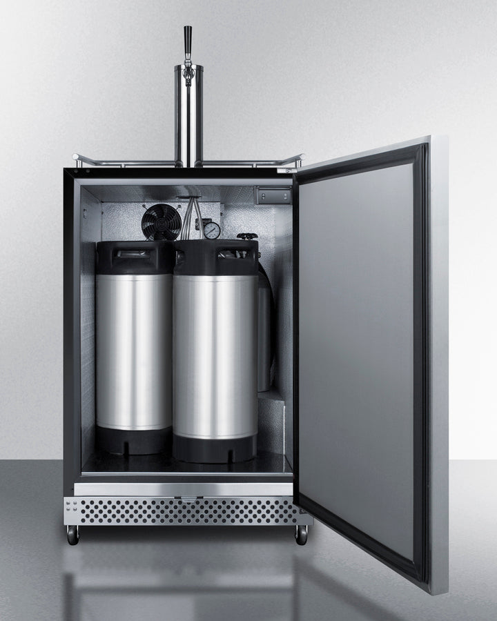 24" Wide Built-in Outdoor Cold Brew Coffee Kegerator - (SBC696OSCF)