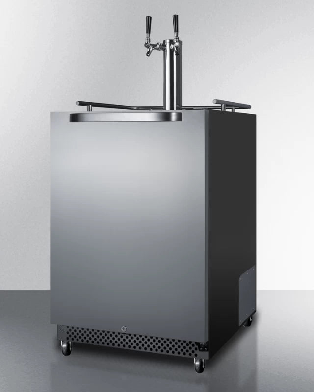 24" Wide Built-in Outdoor Cold Brew Coffee Kegerator - (SBC696OSCFTWIN)
