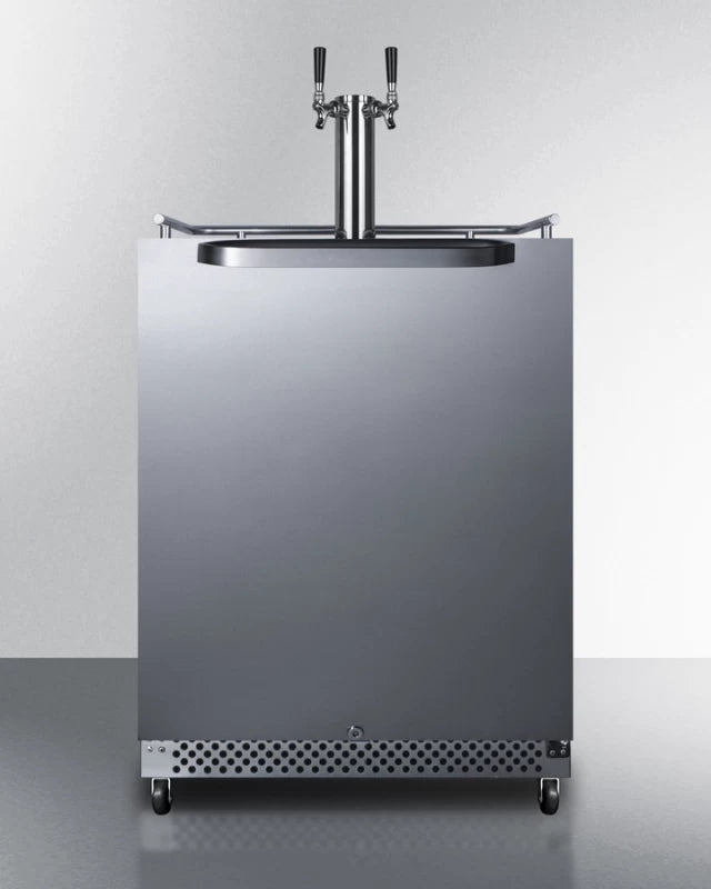 24" Wide Built-in Outdoor Cold Brew Coffee Kegerator - (SBC696OSCFTWIN)