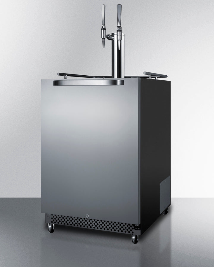 24" Wide Built-in Outdoor Nitro Coffee Kegerator - (SBC696OSNCFTWIN)